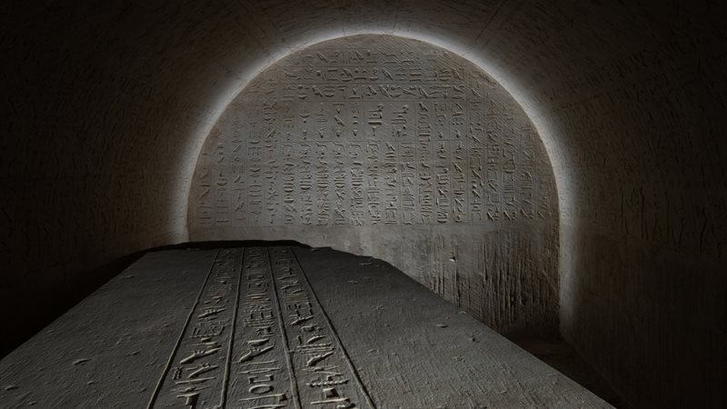 الكشف عن مقبرة الكاتب