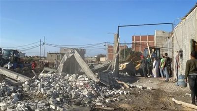 حملة مكبرة لإزالة تعديات البناء في أبيس بالإسكندرية 