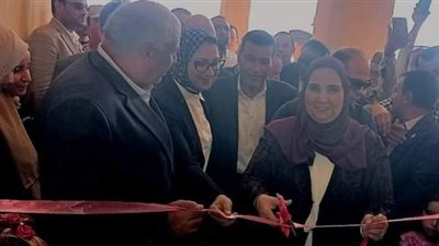 ضمن حياة كريمة، القباج والزملوط يفتتحان مركز تنمية الأسرة والطفولة بقري الفرافرة 