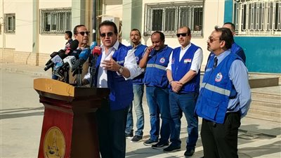 وزير الصحة: لسنا بحاجة إلى مستشفيات ميدانية ومستعدون لعلاج أي عدد من أهالي غزة 