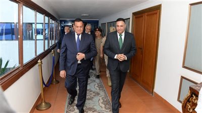 محافظ الدقهلية يستقبل وزير التنمية المحلية (صور)