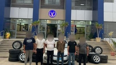حبس تشكيل عصابي لسرقة إطارات السيارات بأسلوب الفك في الشروق