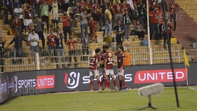 محمد هاني يسجل الهدف الثاني للأهلي في مرمى المقاولون