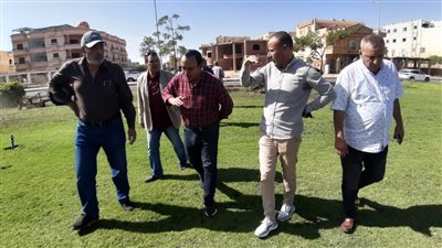 رئيس جهاز الشروق يتفقد عددا من المشروعات الخدمية بالمدينة