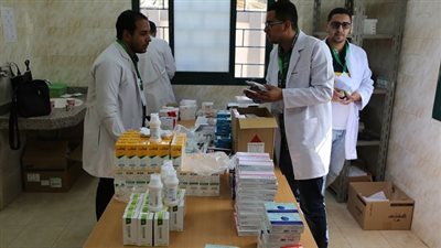 جامعة الفيوم تنظم قافلة طبية مجانية بقرية مطول