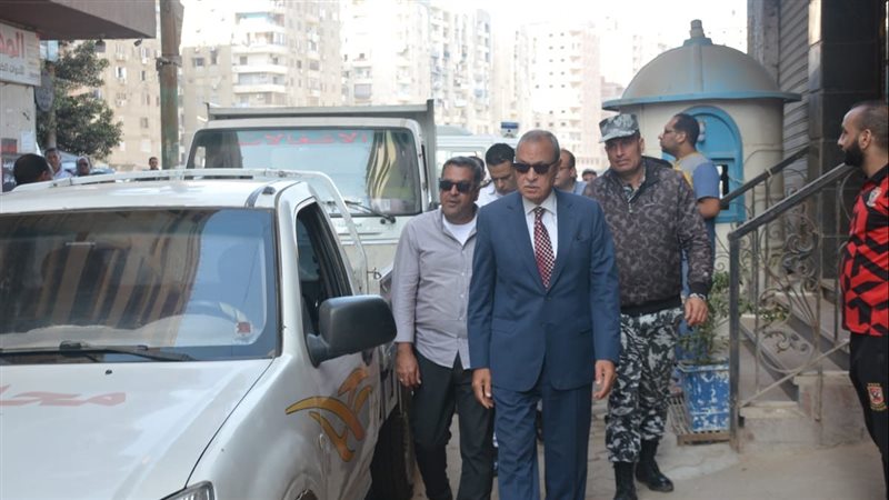 محافظ القليوبية خلال