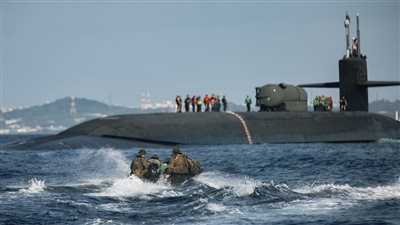 أمريكا تعلن وصول غواصة نووية إلى منطقة الشرق الأوسط