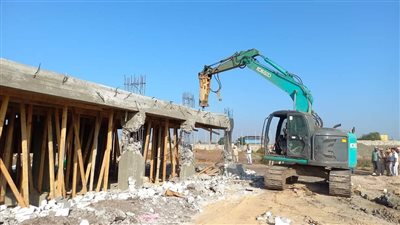 إزالة 95 حالة تعد على مساحة 17286 متر بالبحيرة (صور)