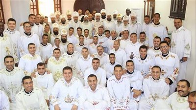 إيبارشية بني مزار تستقبل وفد إكليريكية المحرق