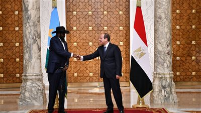 قمة مصرية جنوب سودانية بالاتحادية، السيسي: لم ندخر جهدًا لدعم البلد الشقيق.. وتجنيب شعبها المزيد من الدمار.. ويجب التوصل إلى اتفاق قانوني ملزم حول سد النهضة
