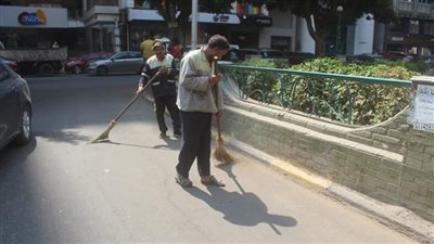 رفع 1500 طن مخلفات بمحيط المدارس بحي شمال الجيزة