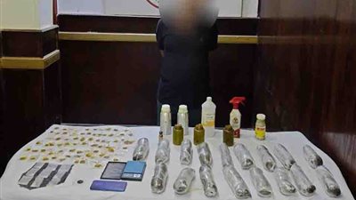  ضبط مصنع لإنتاج المواد المخدرة بالقاهرة 