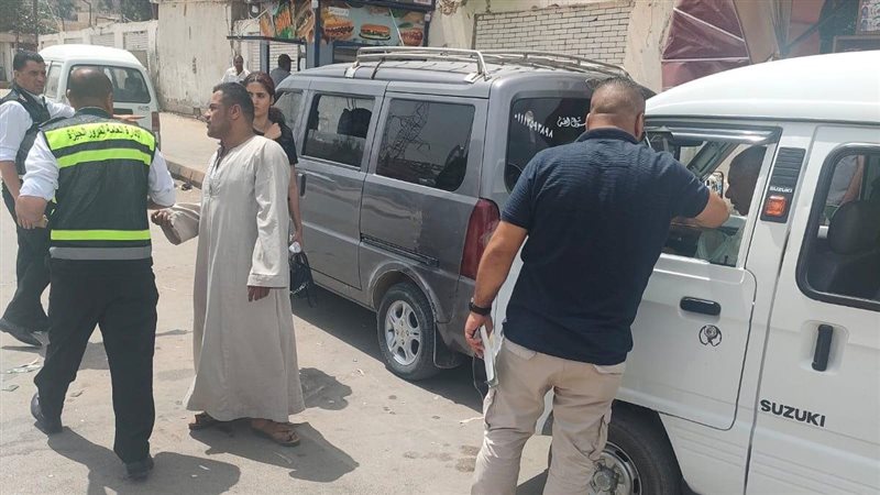 ضبط سيارات مخالفة