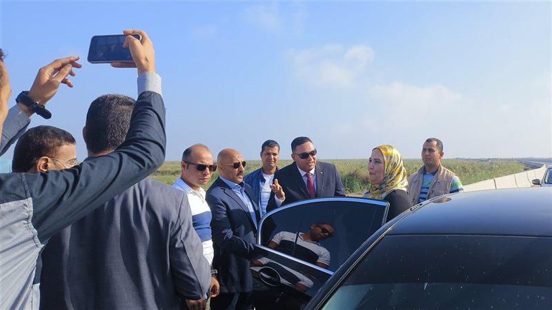 وصول وزيرة التضامن