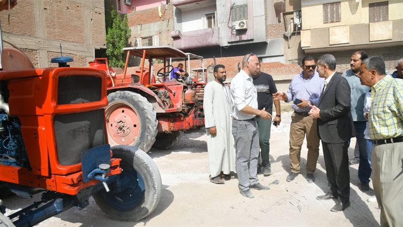 محافظ الغربية يتفقد