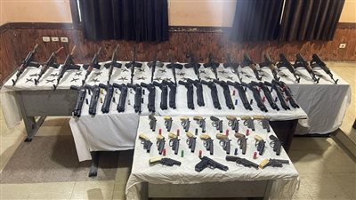 ضبط 37 قضية مخدرات وأسلحة وتنفيذ 1108 أحكام قضائية في أسيوط وأسوان ودمياط