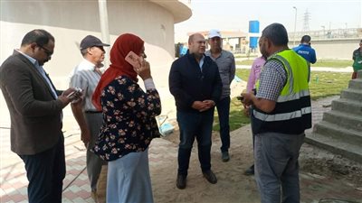 نائب محافظ الجيزة يتفقد مشروعات المبادرة الرئاسية بمركز أطفيح (صور)