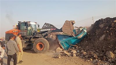 إزالة 23 حالة تعد على الأراضي الزراعية و17 مخالفة للبناء بالغربية