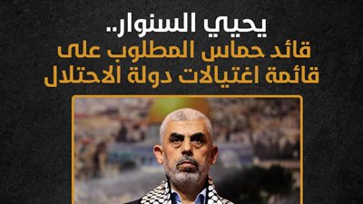 يحيى السنوار.. قائد حماس المطلوب على قائمة اغتيالات دولة الاحتلال (إنفوجراف)