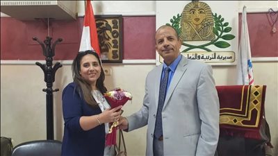 وكيل تعليم الأقصر يستقبل مستشار التربية الموسيقية بالوزارة