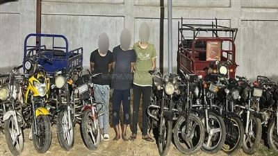 بيقطعوا الضفيرة، حبس عصابة الموتوسيكلات ببني سويف