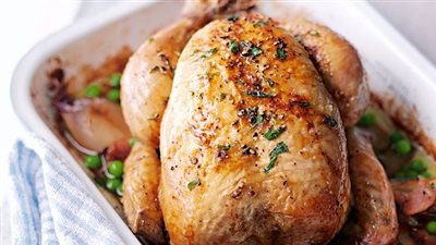 طريقة عمل الفراخ المشوية في فرن البوتاجاز