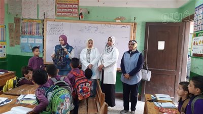 بسبب شنطة المدرسة، حملة للتوعية ضد تشوهات العمود الفقري بمدارس بني سويف