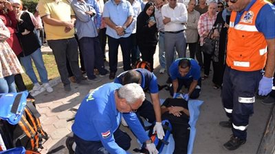 الوطنية للطوارئ: نجاح التدريب على خطة إخلاء مبنى ديوان محافظة الإسماعيلية (صور) 