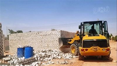 إزالة 221 حالة تعد على الأراضي الزراعية في المهد ببني سويف