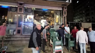 رفع 500 حالة تعدٍ للمقاهي بشارع المريوطية في الجيزة (صور)