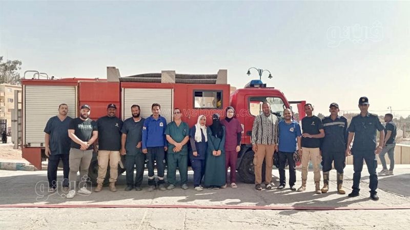 تنفيذ مناورة إخلاء