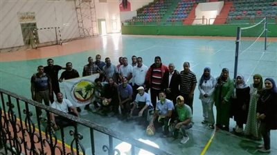 مهرجان رياضي للعاملين بجامعة الوادي الجديد حفاظًا على الصحة واللياقة البدنية