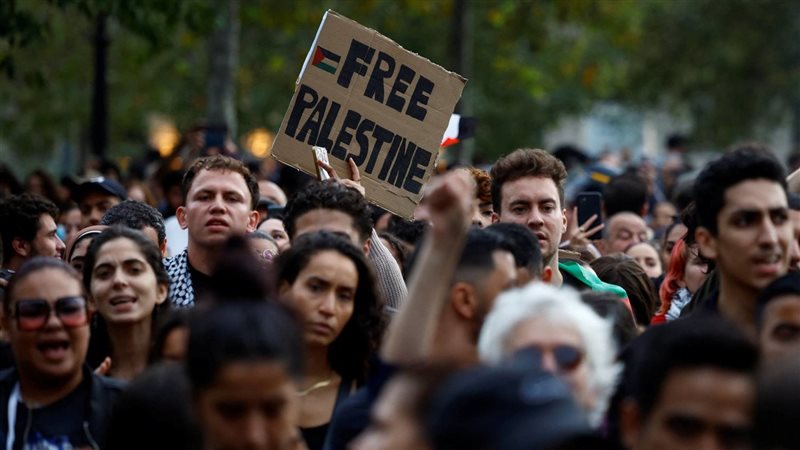 تظاهرات داعمة للفلسطينيين،