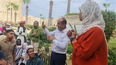 قلعة قايتباي تستقبل شباب من ذوي الههم ضمن فعاليات برنامج أهل مصر