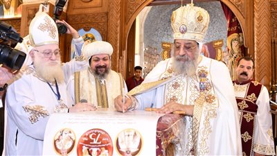  في يوبيلها الماسي، البابا تواضروس يدشن كنيسة العذراء بروض الفرج