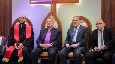 رئيس الإنجيلية يشارك في حفل تنصيب راعي لكنيسة مدينة الأمل