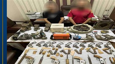 الأمن العام يضبط ورشة لتصنيع الأسلحة النارية في أسيوط