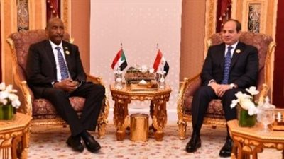 البرهان للسيسي: نثمن المساندة المصرية للحفاظ على وحدة وسلامة واستقرار السودان