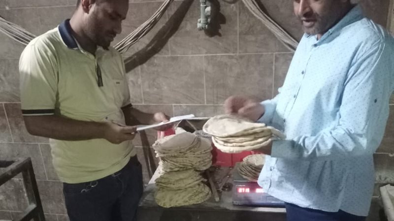 جانب من الحملة التموينية