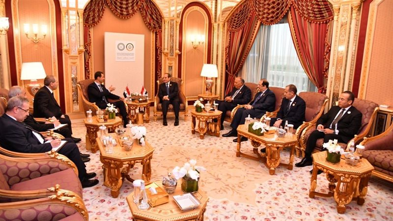 مباحثات مصرية سورية