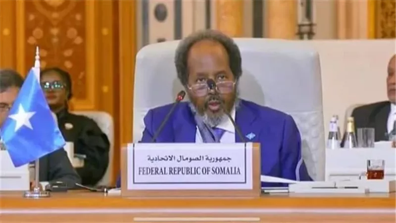 الرئيس الصومالي حسن