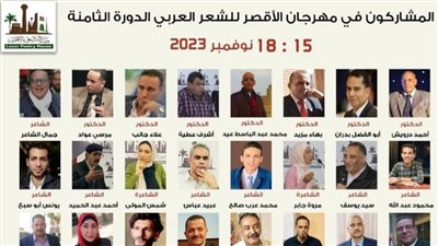 بمشاركة 21 محافظة، بيت الشعر العربي بالأقصر يطلق مهرجان للشعر منتصف الشهر الجاري