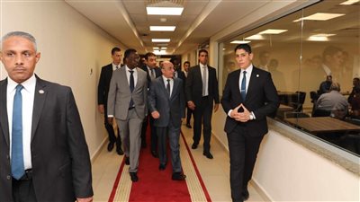 وزير العدل يستقبل نظيره الصومالي والنائب العام لجمهورية الصومال 