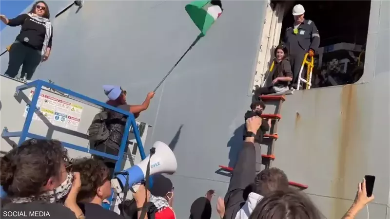 مظاهرات داعمة لفلسطين،