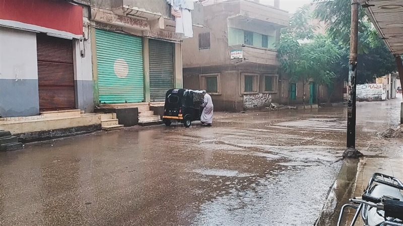 الأمطار بالمنوفية،