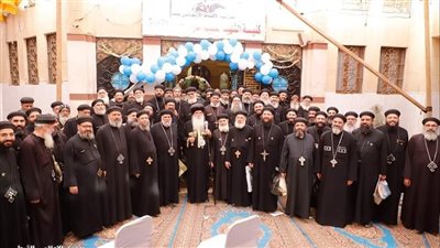 الأنبا إسحق يدشن كنيسة مار جرجس ويترأس اجتماع كهنة إيبارشية طما