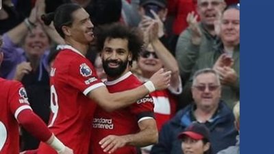 محمد صلاح يحرز الهدف الثاني لليفربول في مرمى برينتفورد 