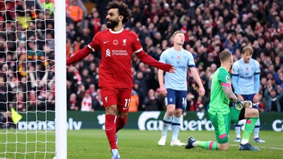 ليفربول يتقدم 3- 0 أمام برينتفورد بعد مرور 75 دقيقة 