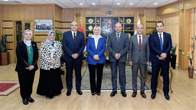 جامعة المنصورة تستقبل نائب رئيس ضمان جودة التعليم لاعتماد كلية الهندسة