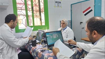 قافلة طبية متعددة التخصصات للكشف والعلاج المجاني بقرية أبو راشد في دمياط